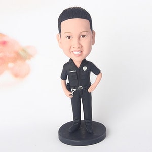 Custom Bobblehead - Police Officer, Husband gift, gift to husband, gifts to husband, Personalized Husband gift