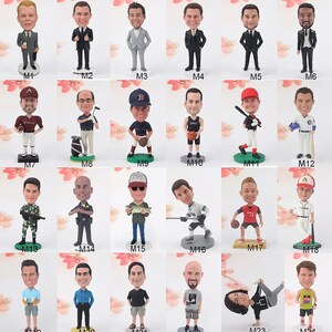 May include: A set of 24 miniature figurines, each depicting a person in a different pose and outfit. The figurines are made of plastic and are approximately 4 inches tall. The figurines are arranged in four rows of six, with each row labeled with a letter and number. The figurines are all standing on a white background.