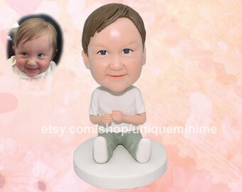 Bobblehead doll - Birthday gift - New Baby Gift - newborn baby - child gift  - christmas gift