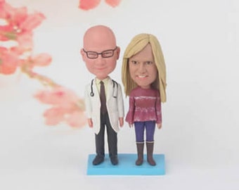 Great Christmas Gift Idea, Christmas Custom Bobblehead, Christmas Gift, Holiday Gift for Him, Holiday Gift for Her, Family Holiday Gift Idea