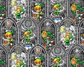 Surgical Medical Scrub Hat or Child Adult Face Masks Nintendo Video Games Legend of Zelda Link Stain Glass 100 Cotton washable