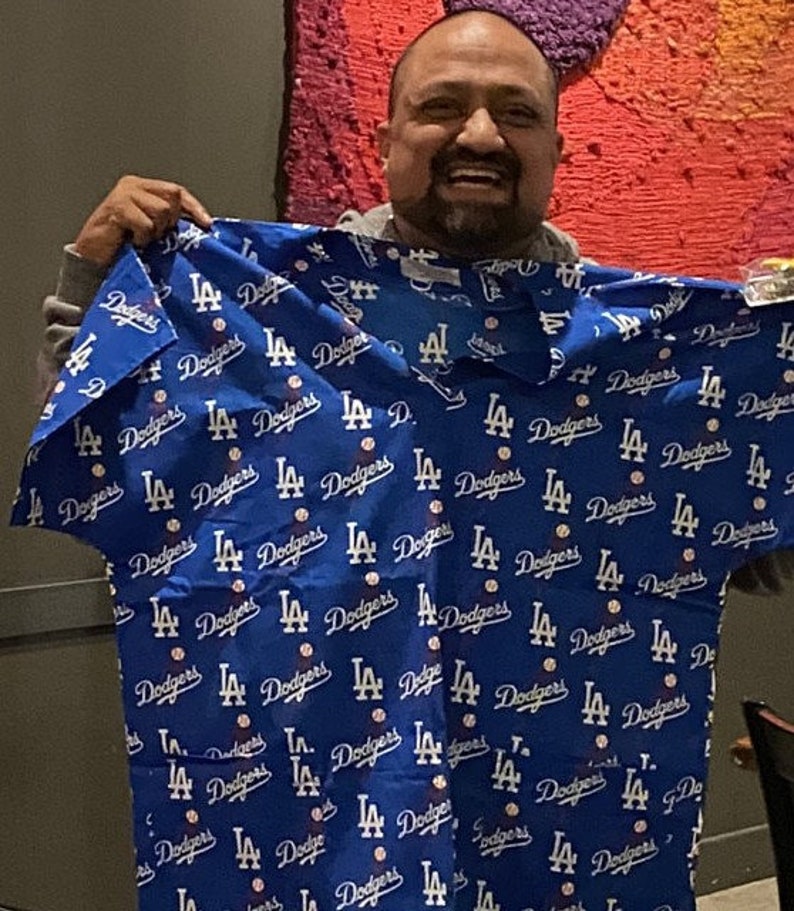 Los Angeles Dodgers Baseball Medical Nursing Relaxed Fit Scrub Etsy