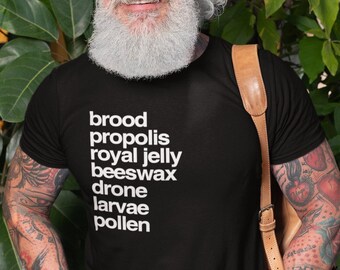 Mens Beekeeping Terms T-Shirt - Bee Lover Gift