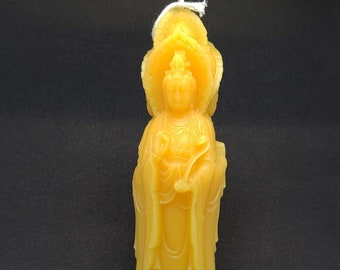 Beeswax candle- 3 Guanyin pillar