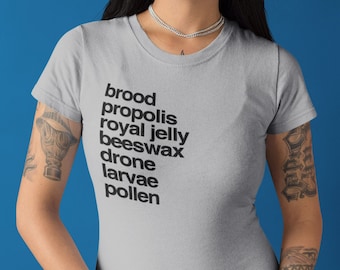 Women's Bee-Keeping Terms T-Shirt - EastVan Bees