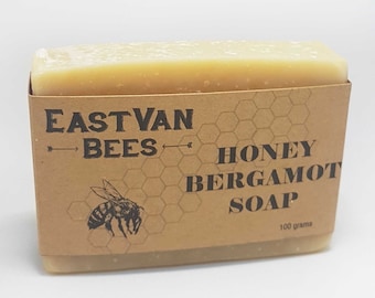 Natural Raw Honey & Bergamot Artisanal Soap