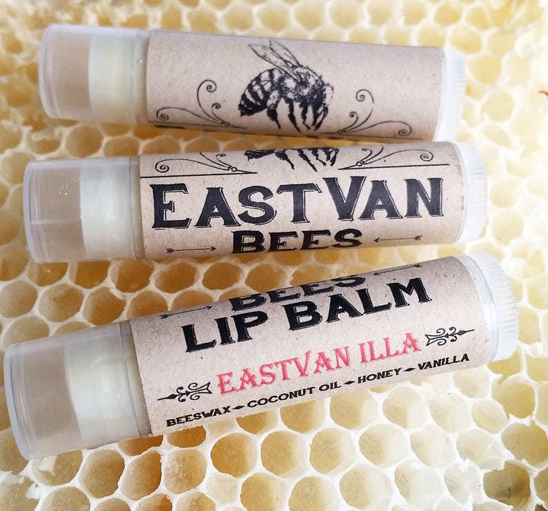 balsamo labial con miel