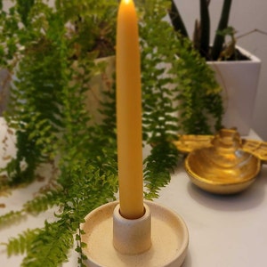 Nordic Hygge style Ceramic Candlestick Holder afbeelding 9