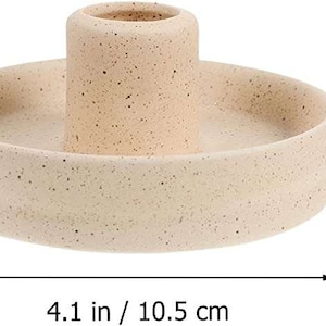 Nordic Hygge style Ceramic Candlestick Holder image 6