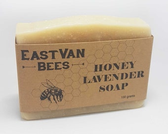 Natural Raw Honey & Lavender Artisanal Soap