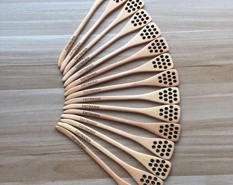 Honey Dipper with Hex Holes, Unique, Custom