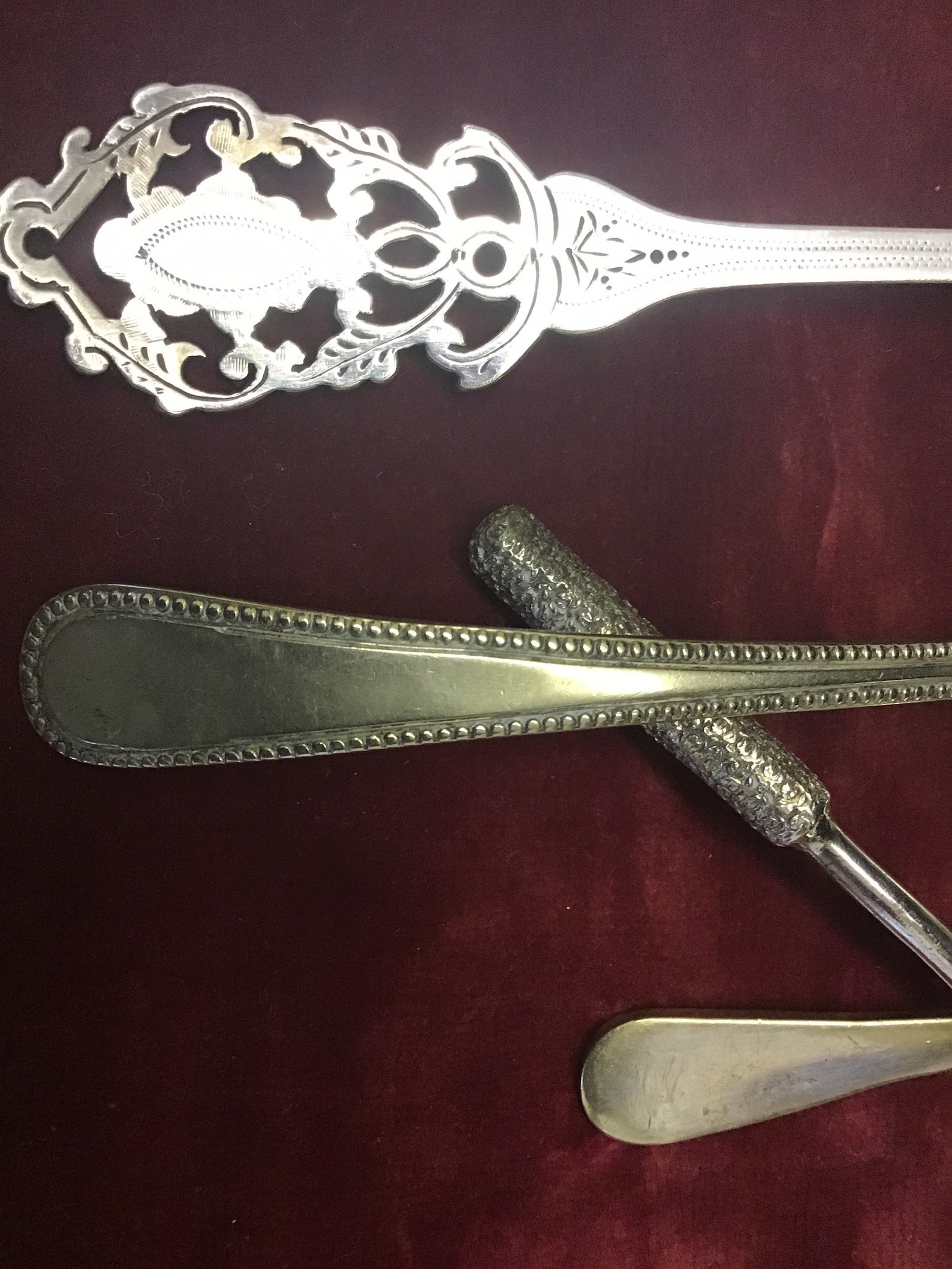 EPNS Jam spoons slotted spoons Etsy