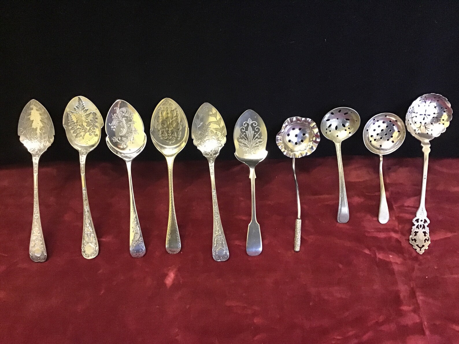 EPNS Jam spoons slotted spoons Etsy