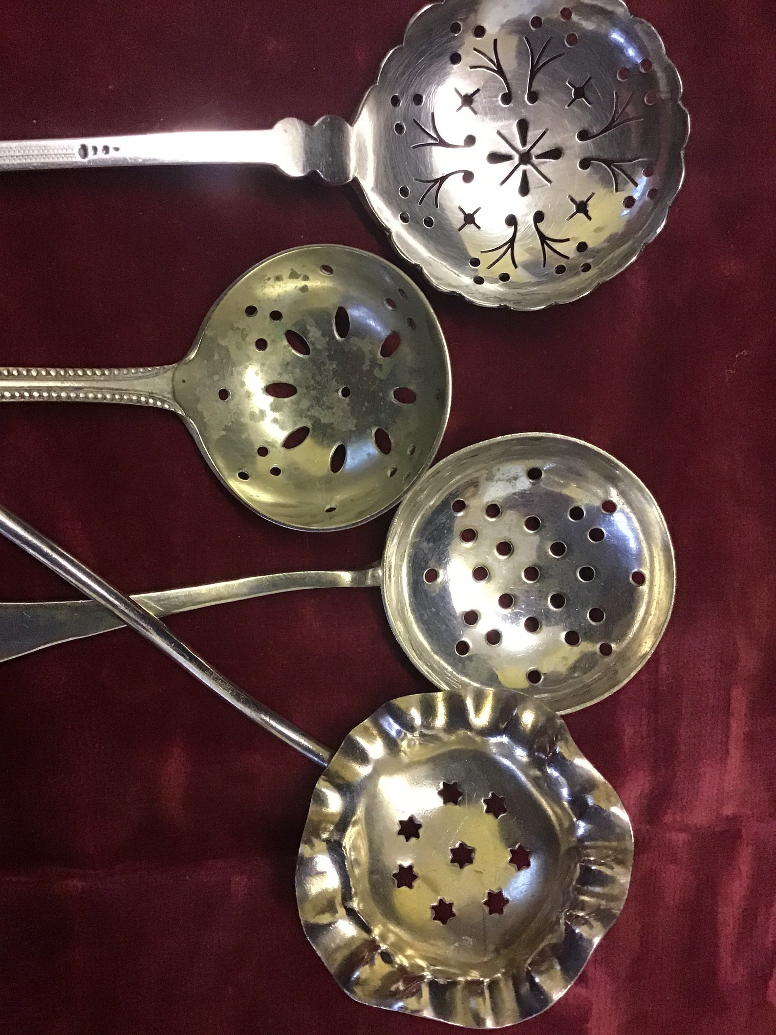 EPNS Jam spoons slotted spoons Etsy