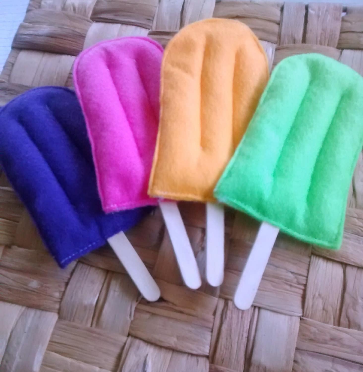 Felt Food Pattern PDF Felt Food Ice Cream Treats and Popsicles Etsy