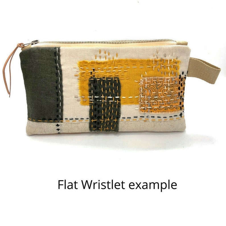 KIT Only Make Your Own Sashiko/boro Pouch Japanese Patchwork Slow