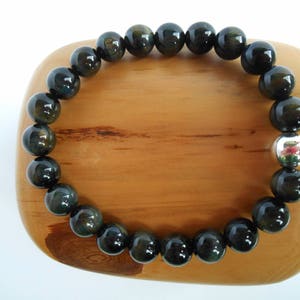 Men and women Blue tiger eye bracelet
