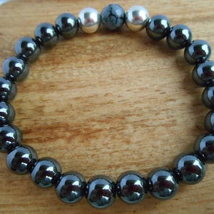 Men and women Hematite bracelet