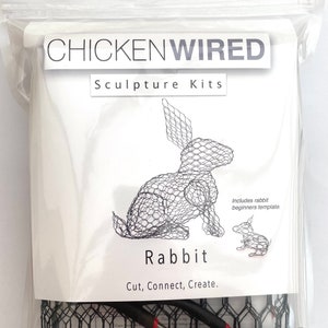 ChickenWired sculpture kit - Rabbit & beginners Rabbit