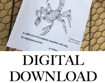 ChickenWired Book of sculpture templates - Digital Download