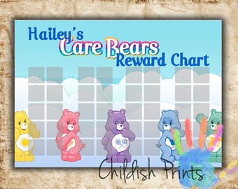 Tabella delle ricompense a tema Orsetti del Cuore - Funshine Amore-a-lot Armonia Amicizia