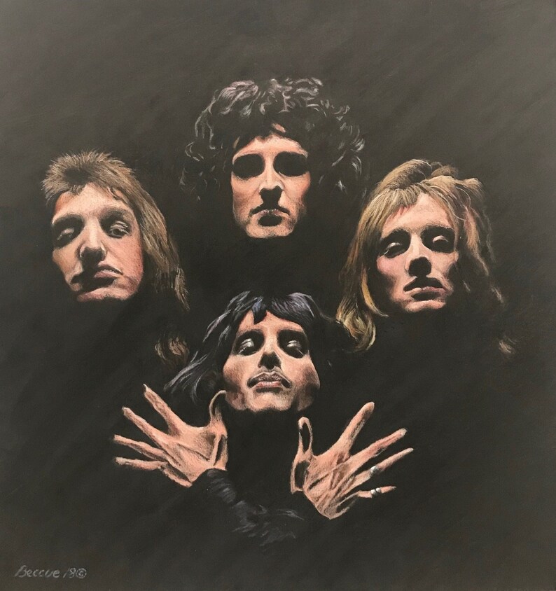 Queen Band Print Giclee - Etsy