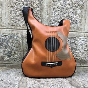 Akustische Gitarre Geschenke für Musiker, kleine Crossbody Handtasche Tasche Frauen, coole Sachen für Musikliebhaber Geschenk