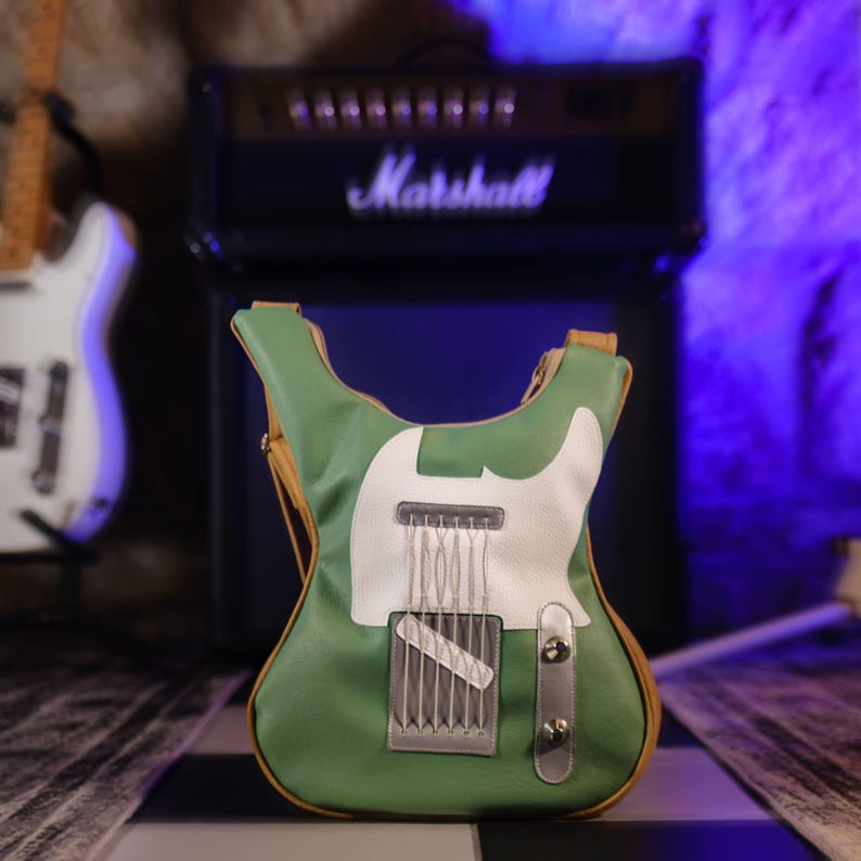 Electric guitar bag strap perfect cool stuff gift for music lover or teenage girls