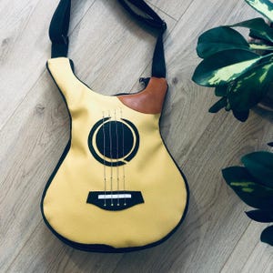 Regalos de ukelele, regalos para ukeleleistas, carteras originales, correas para ukelele, artículos geniales, accesorios para ukelele, carteras con correa para guitarra, bolsos inusuales