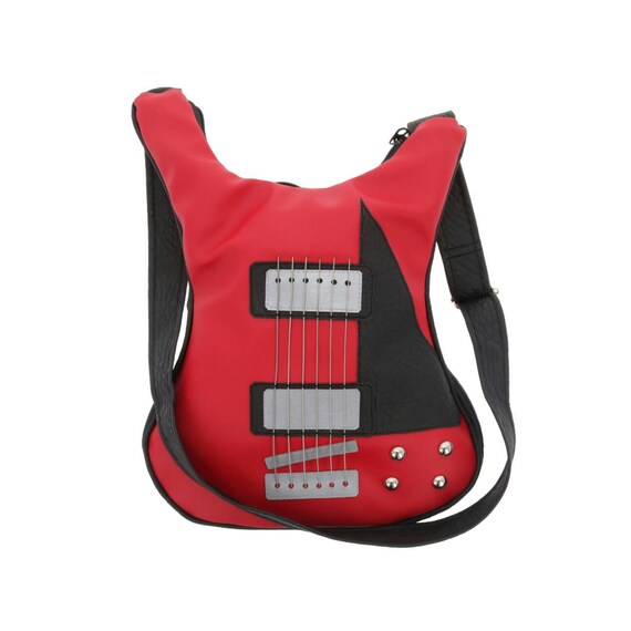 Guitar Handbags Quirky Bags Guitar Purse Leather Satchel Bag
