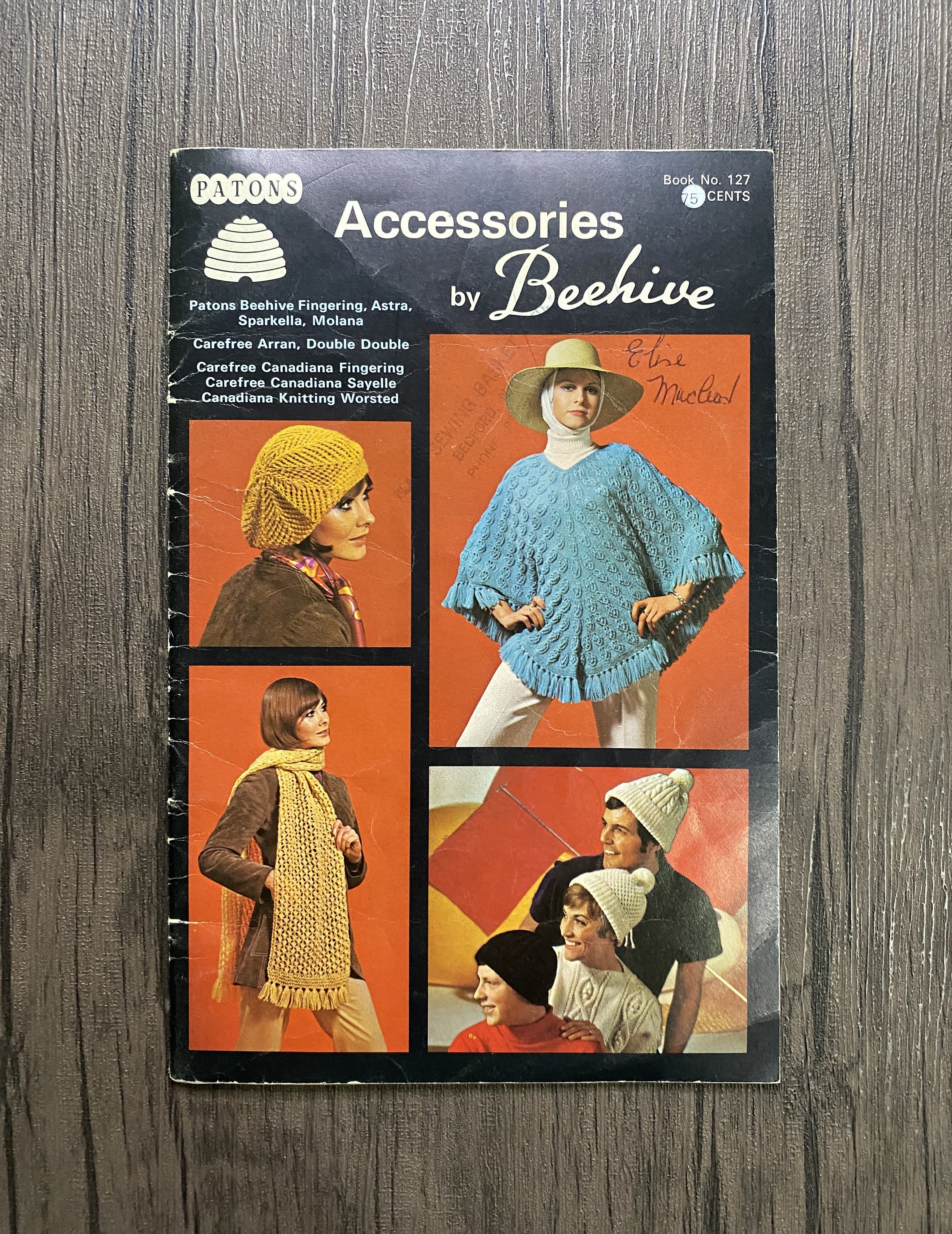 Vintage Patons Beehive Chill Chasers Knitting Pattern Book -  Canada