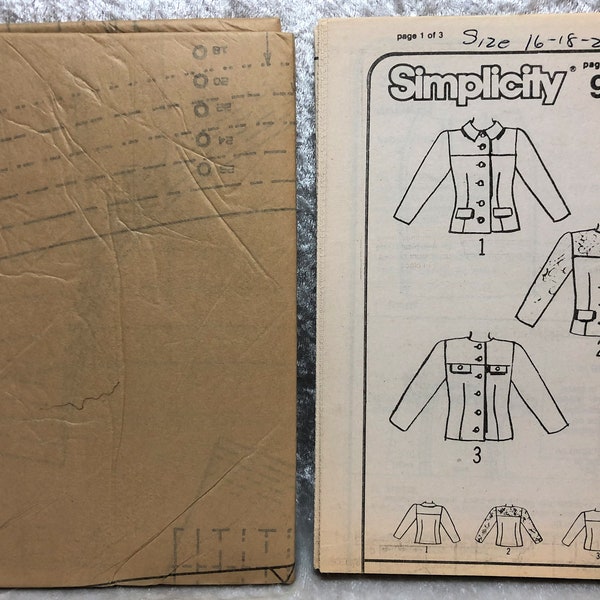 Simplicity 9917 Sewing Pattern, Misses' Skirt Suit with Lined Jacket, Size 16-26, Bust 38-48 Inches