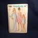 Simplicity 7096 Nightgown and Panties 60s sewing pattern Uncut Size 14 Bust 34
