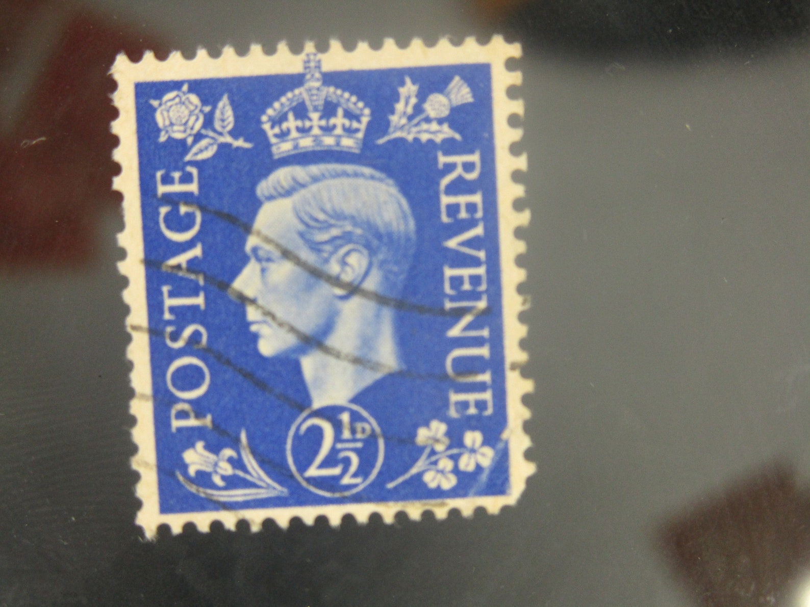 King Postage Revenue Stamp 2 1/2/d Blue Beautiful and Etsy UK