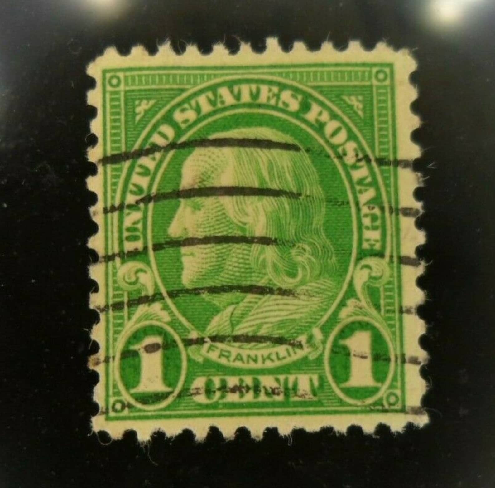 Ben Franklin Green One Cent Very Rare Original Stamp One Of A Etsy ben-franklin-green-one-cent-very-rare-original-stamp-one-of-a-etsy