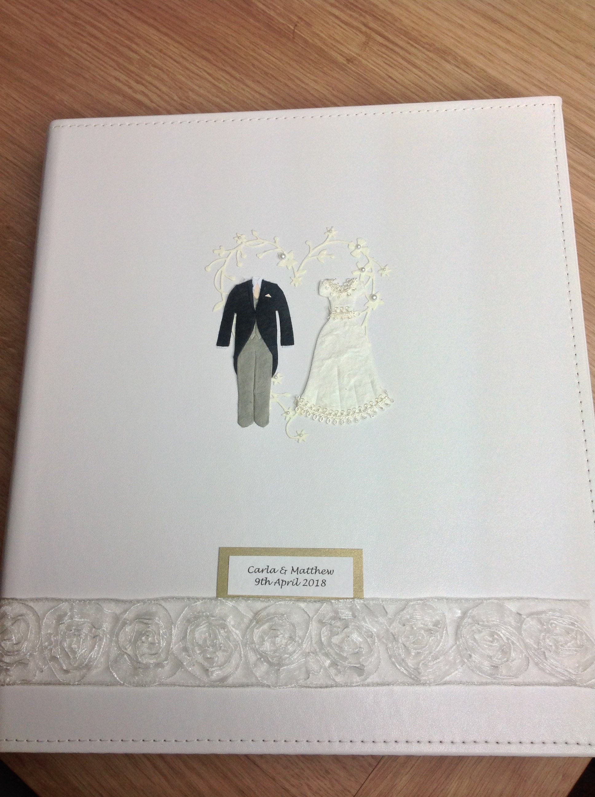 100 sides. 50 pages Wedding Photograph Album Large Personalised Photo Album