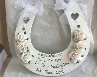 Personalised Wedding Horseshoe