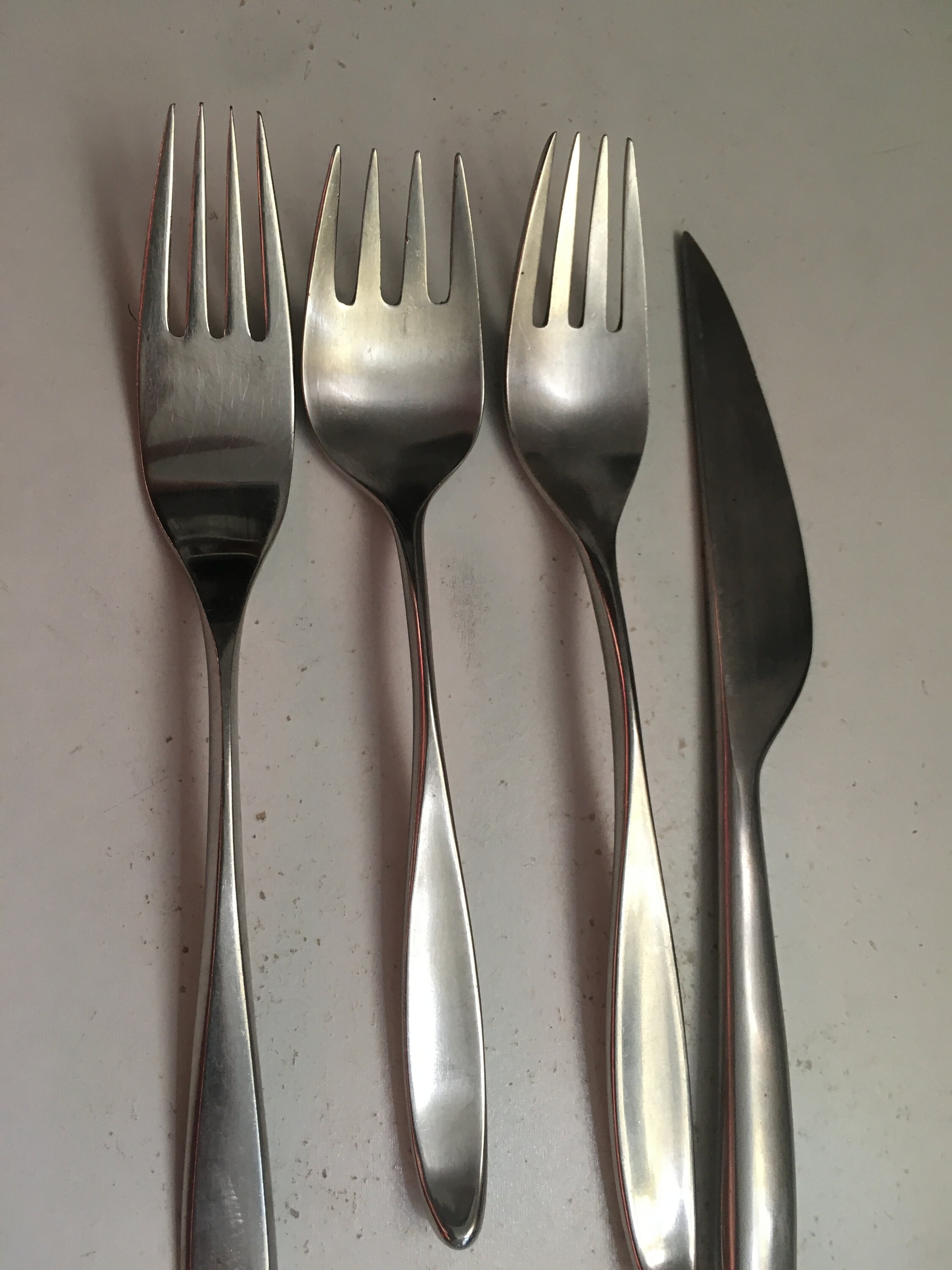 Choose Your Pieces of Norway Lauffer Magnum 18/8 Stainless Mid Century Flatware 