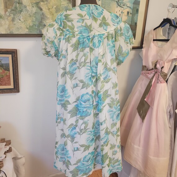Vintage Nylon 50's Dressing Gown - image 4