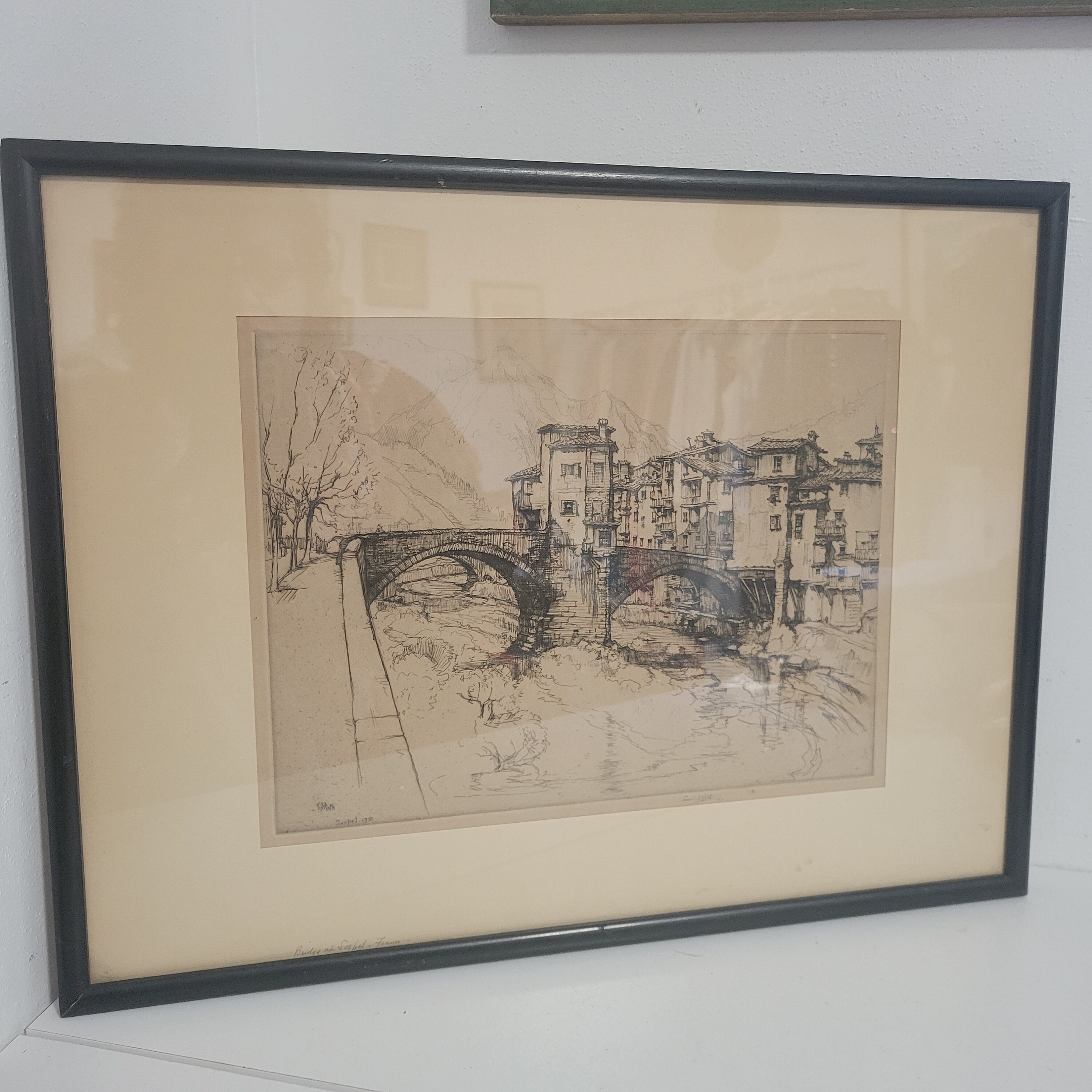 Sospel Original Etching by E.D Roth Signed and Dated in Pencil - Etsy