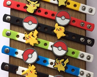 Poke Monster Charm Bracelets PARTY FAVORS I