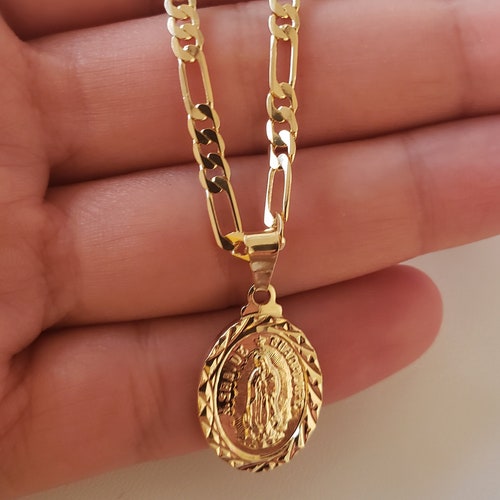 Guadalupe Gold Necklace 18 K Gold 