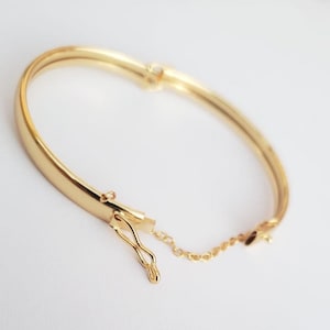 Gold bangle  bracelet for women ,Plain Gold ,cuff bracelet , bangle ,Simple Gold Bangle set, bridesmaid gift