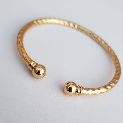 Gold Filled Cuff Bracelet - Etsy