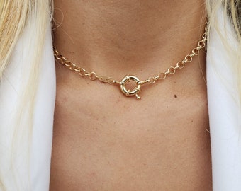 36 INCH Necklace with Lobster Clasp Strong Goldfilled Rolo Chain Necklace for layering Gold 2mm Rolo Chain charms and pendants