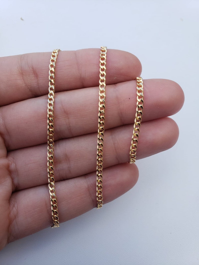 Cuban link chain 2mm Clearance