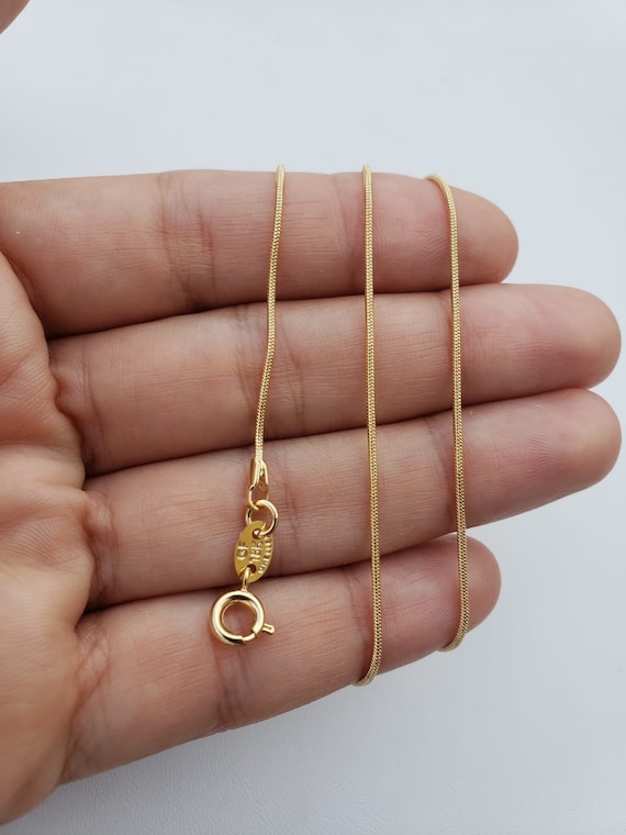 Gold Thin Snake Chain | Ele Kalon Jewelry 18