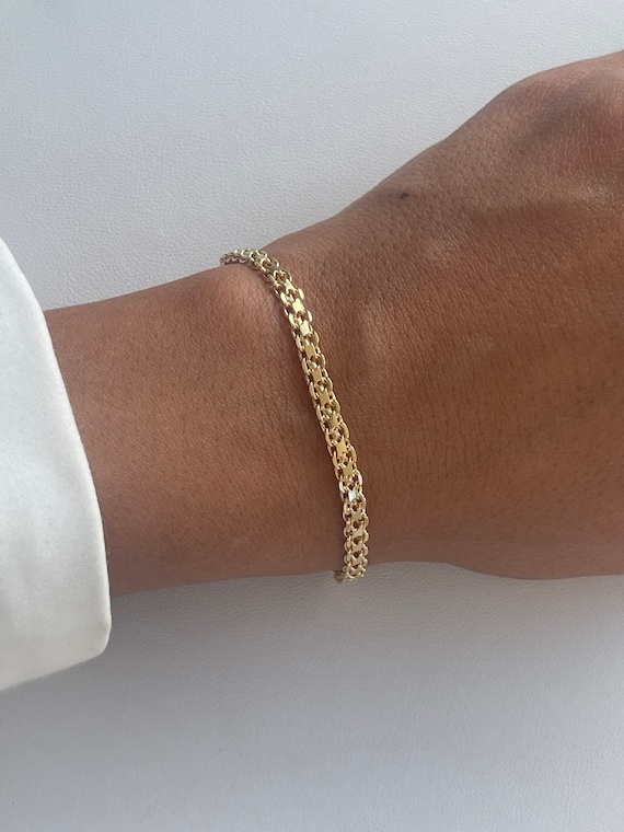 Heart Bracelet - 18K Yellow Gold Bracelet