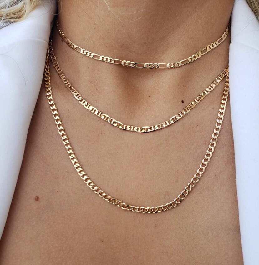 Dainty Gold Choker Necklace Gold Chain 