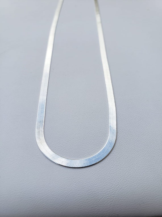 Sterling Silver Herringbone Chain 925 